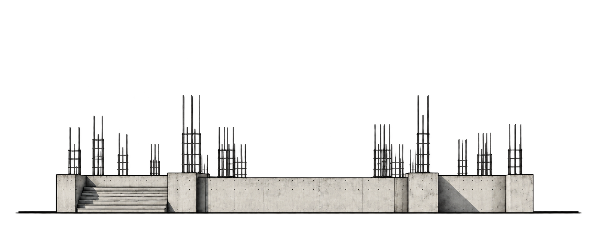 Building construction frame 3