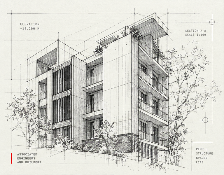 Architectural Elevation Section A-A